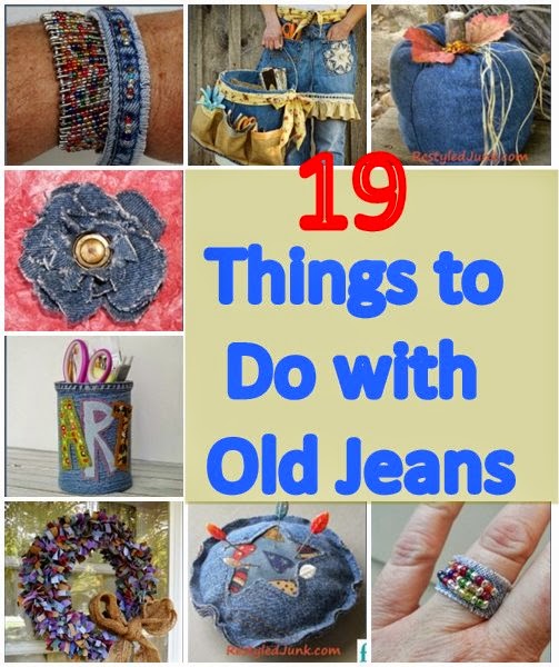 19 Things to Do with Old Jeans Handy DIY