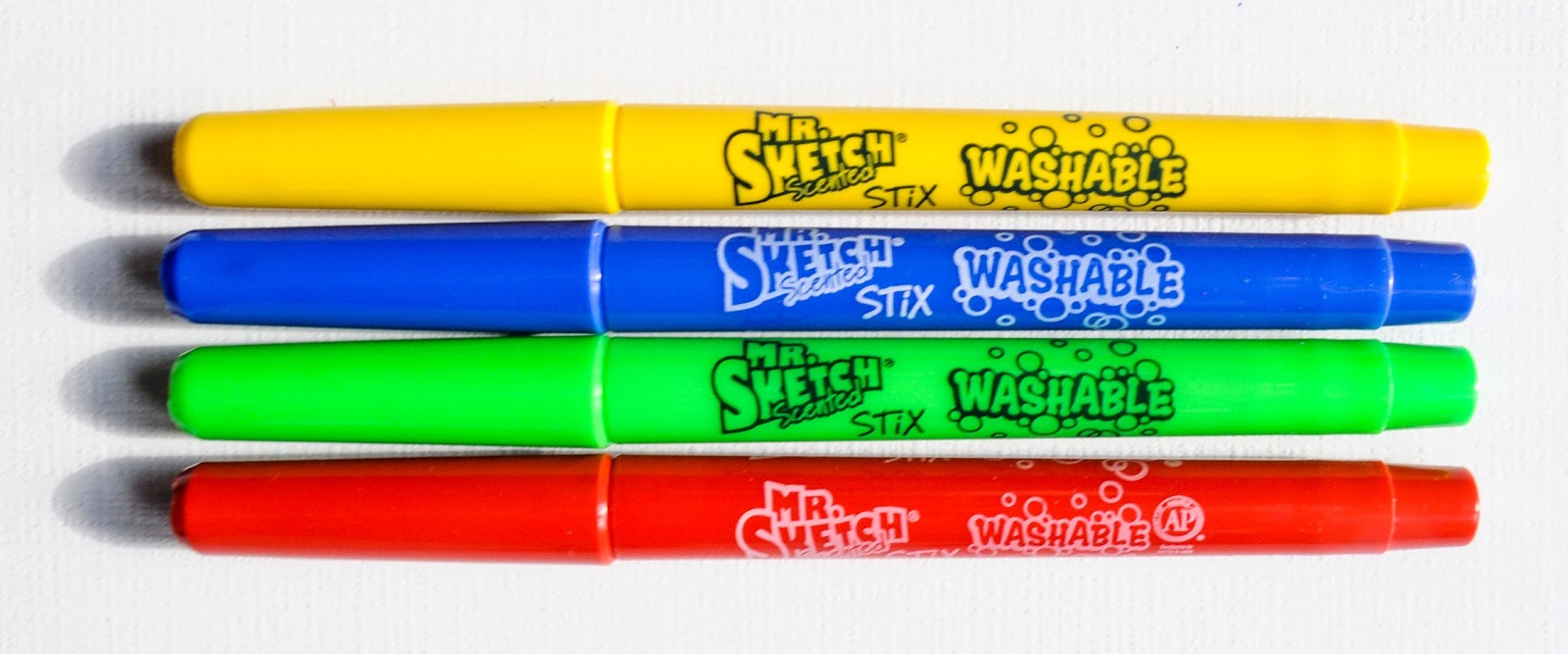 4 Count Mr Sketch Scented Washable Stix Markers What's Inside the Box