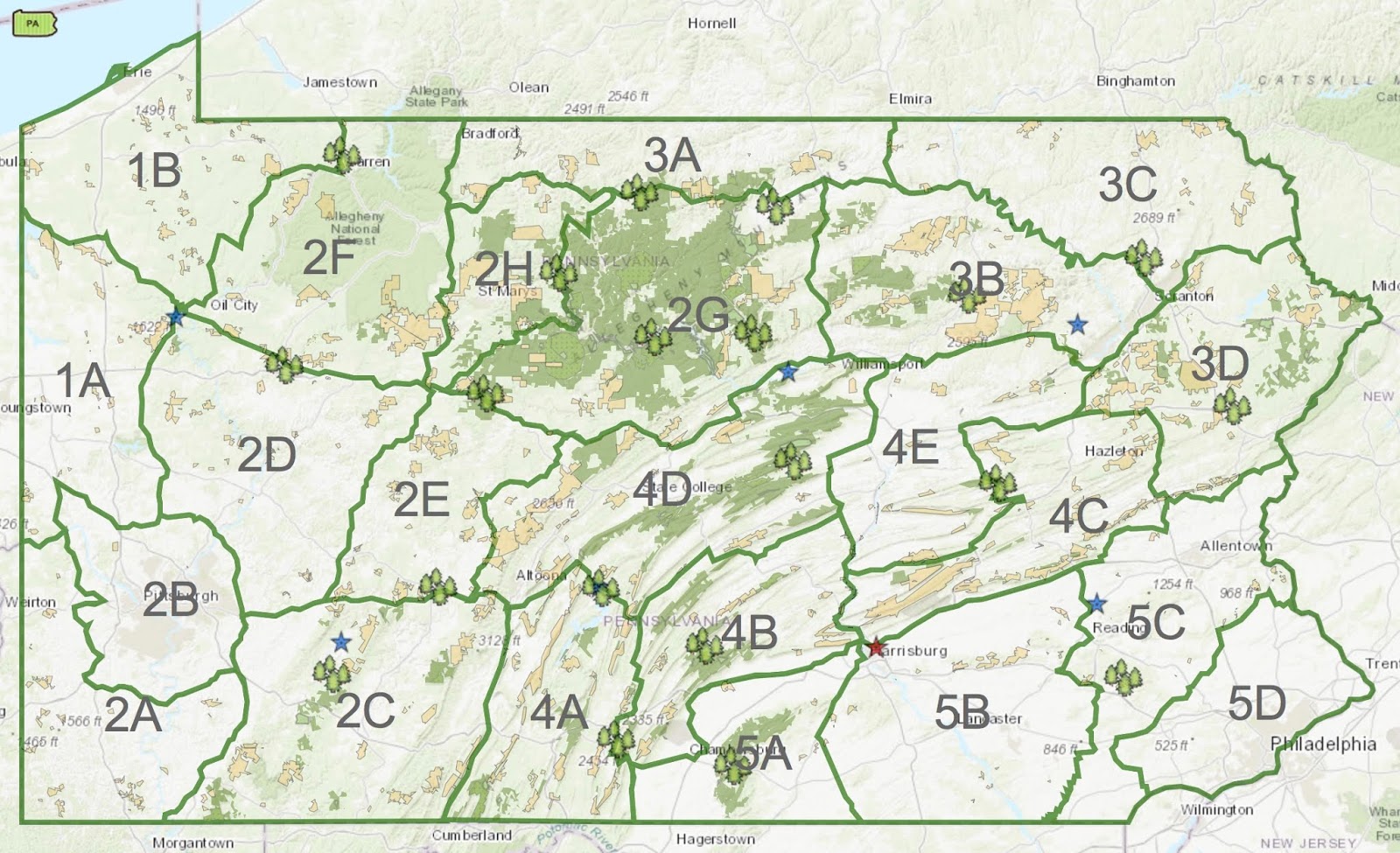 Pa Environment Digest Blog Dcnr Expands Online Interactive Map To