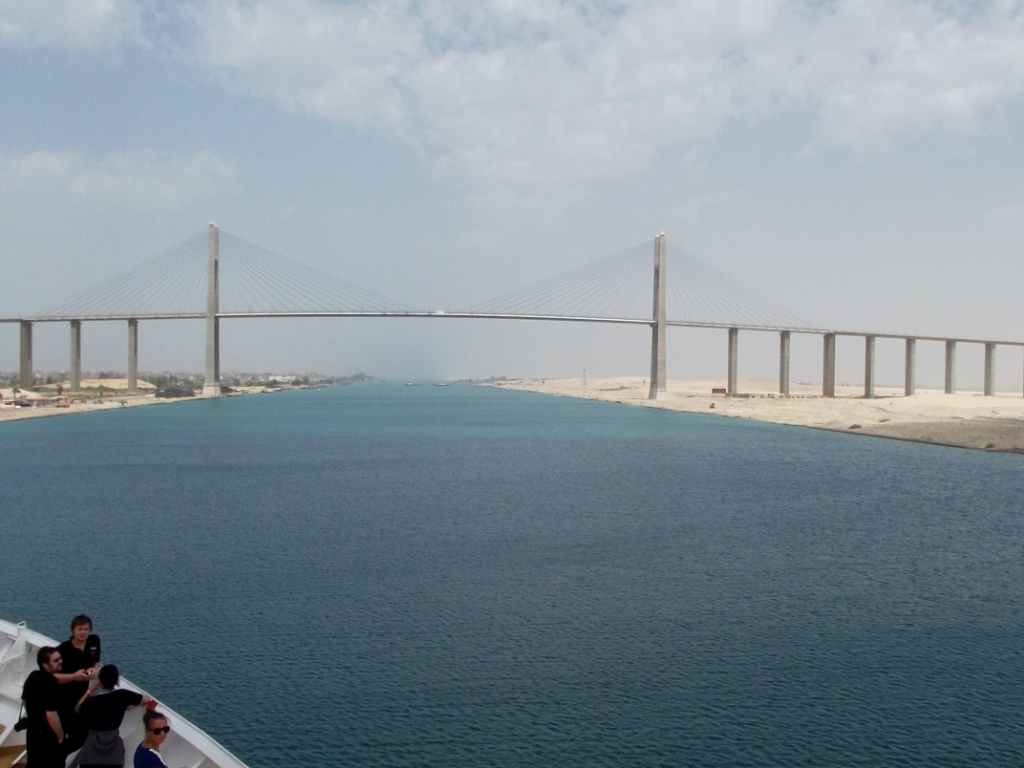 The Cruise Transit of Suez Canal Sunday 15th April 2012
