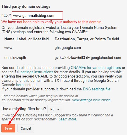 Cara Mudah Mengganti Domain Blogspot.com Menjadi .com Lengkap Dengan Gambar