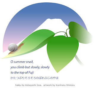 see haiku here 観る俳句: Haiga 818 - Kobayashi Issa haiku