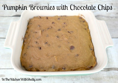 Shakin & Bakin Foodie Blog: Libby's Pumpkin Chocolate Chip Brownies Recipe