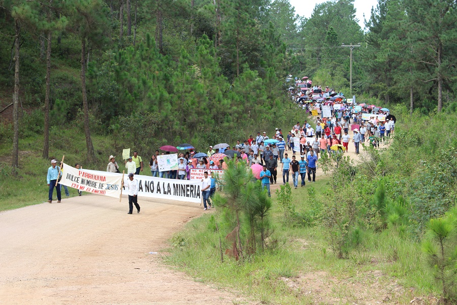 JPIC HONDURAS Caminata por la defensa del río Wapú, contra la minería