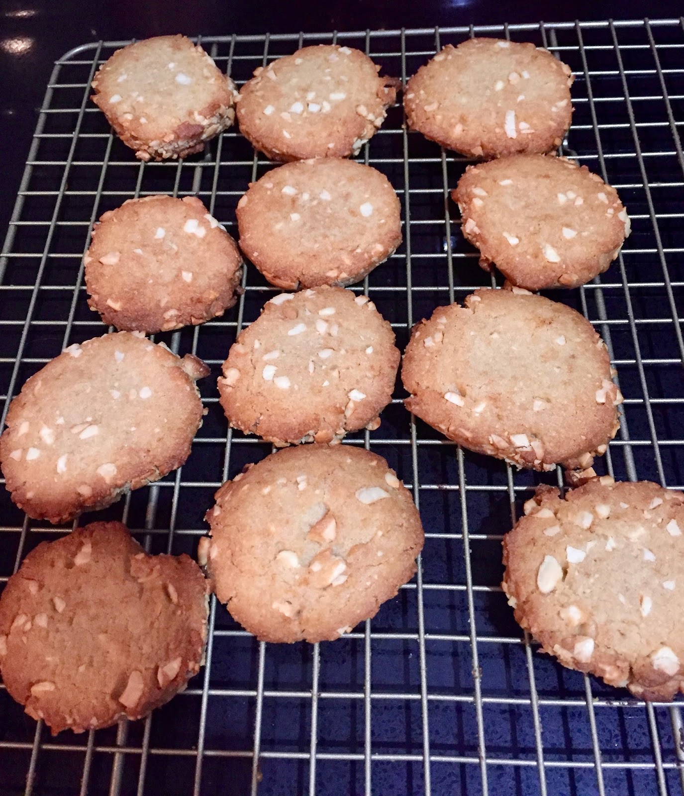 My Mother's Apron Strings Cashew Ice Box Cookies