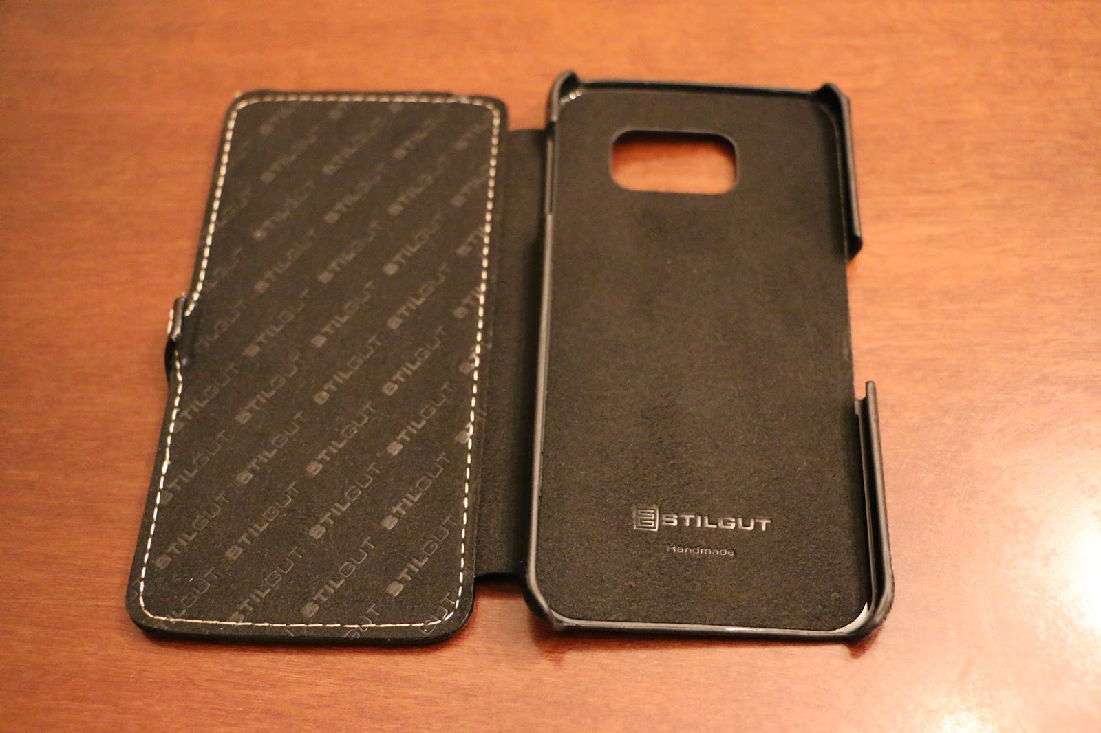 StilGut custodia Galaxy S6 modello Book Type nera chiusa