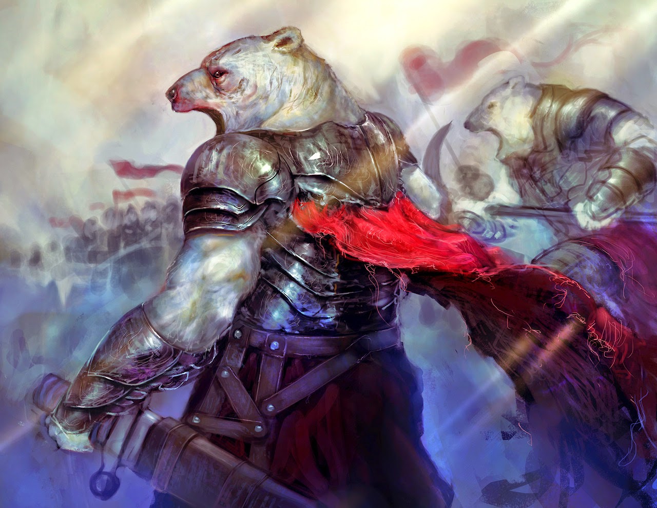 белый медведь в доспехах. йорек бирнисон art. медведь воин в доспехах. золотой компас медведь йорик. белый медведь в доспехах.