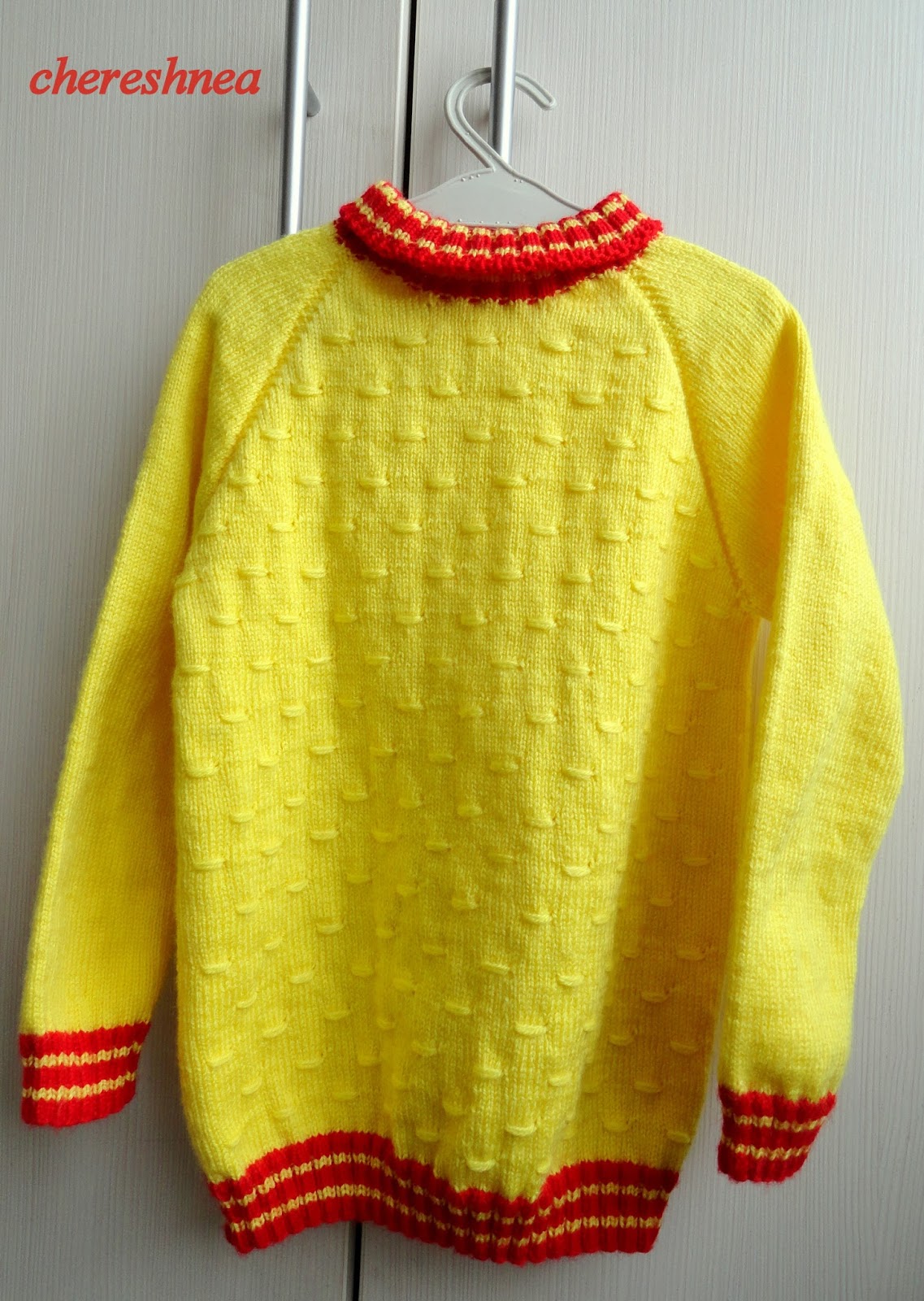 Черешня: Детский свитер реглан