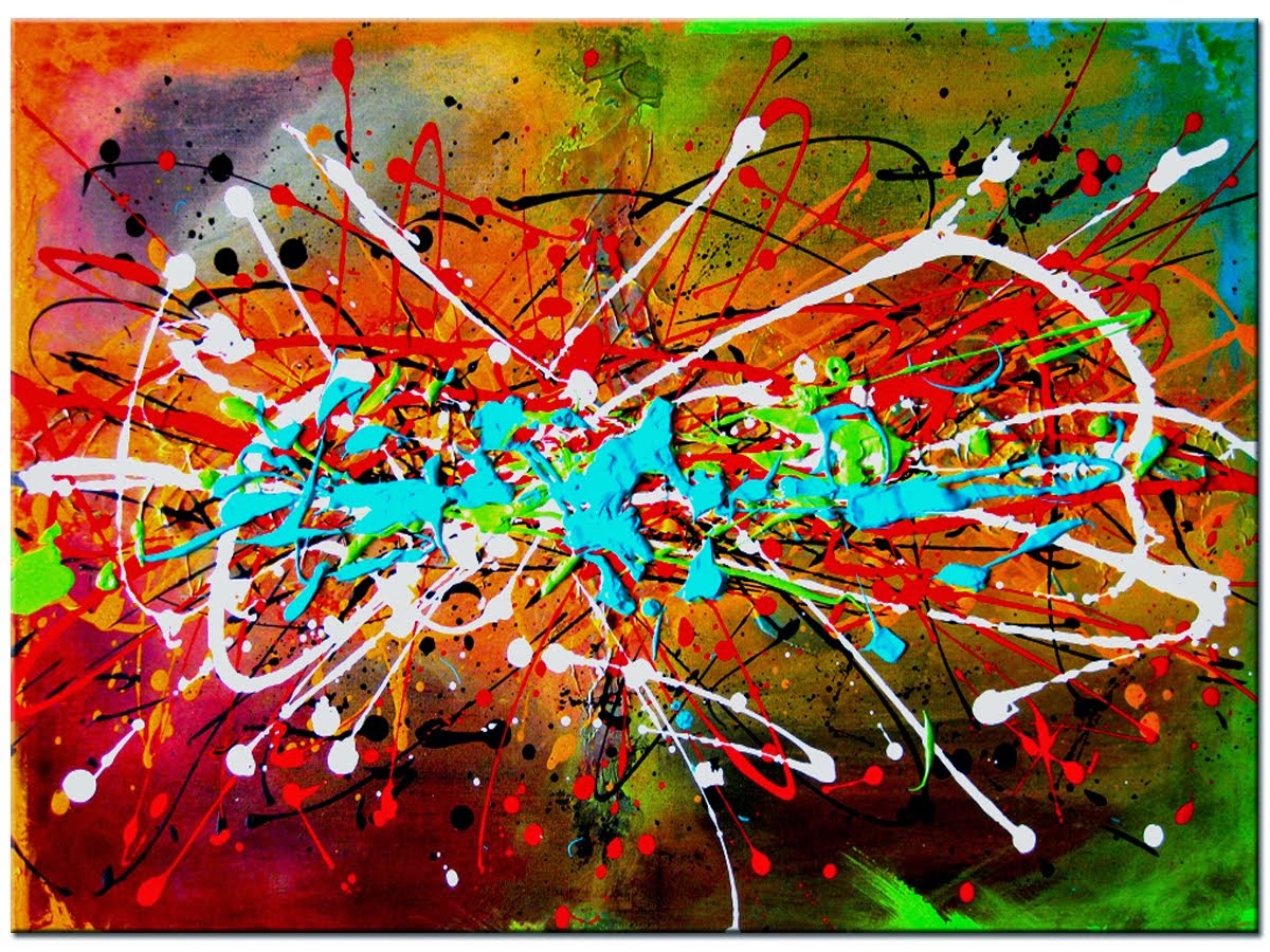 Abstract Painting "The Weekend" by Dora Woodrum