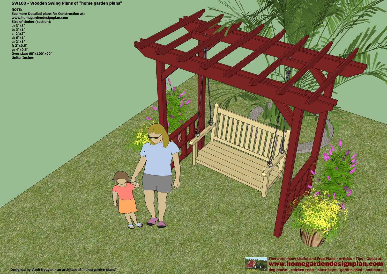 DIY Outdoor Furniture Swings Plans