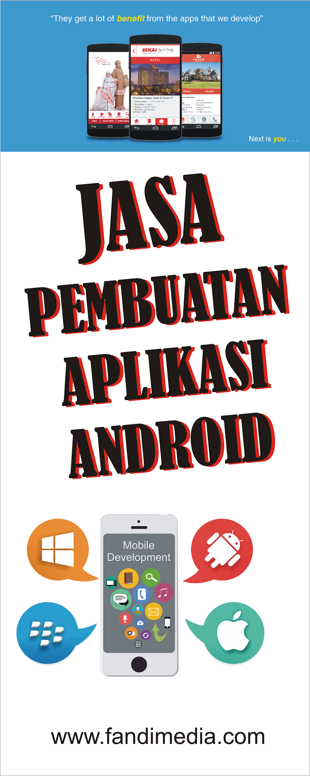 Jasa Pembuatan Program Aplikasi Android Medan Fandi Media