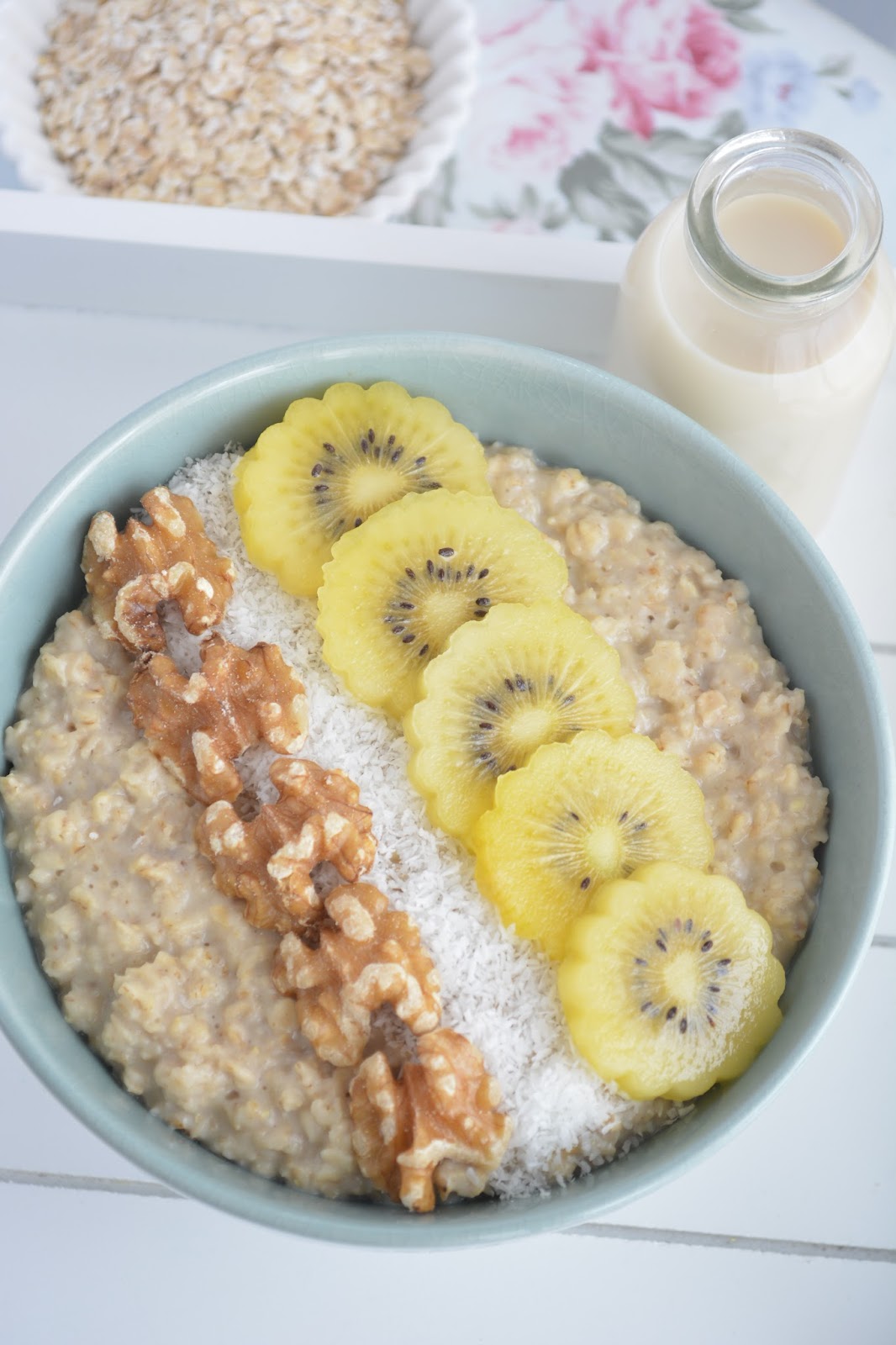 SugarTam Blog de Postres Porridge de Avena y Kiwi