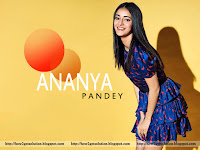 student of the year 2 actress, beautiful celeb ananya pandey in blue frock