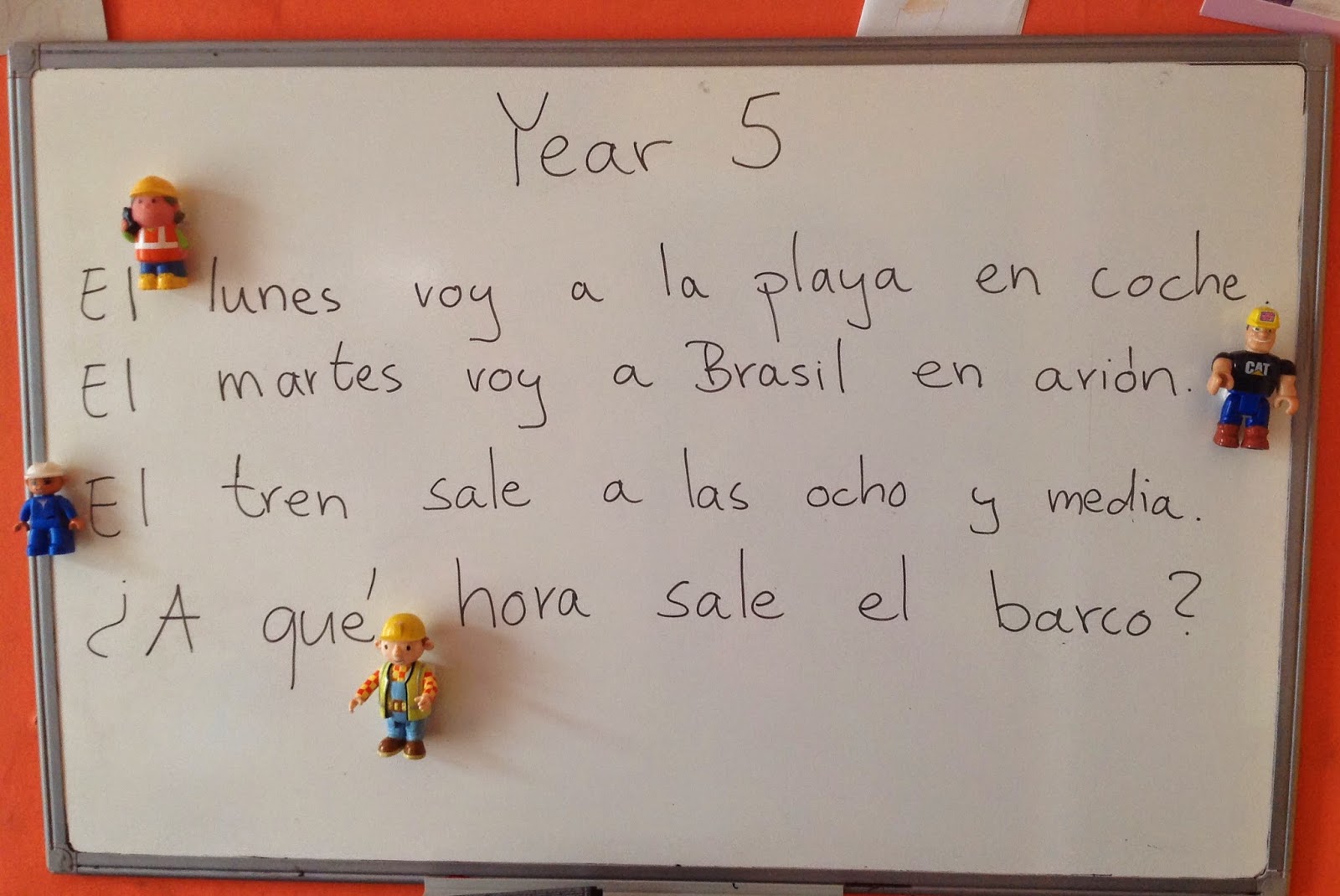 This is how we learn Spanish... Building blocks sentences