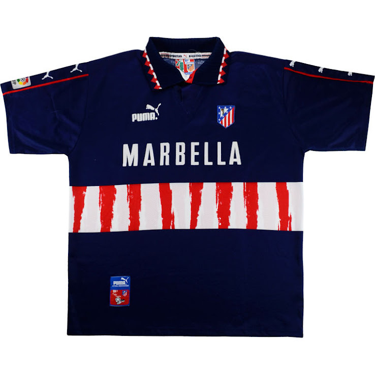 atletico madrid jersey history