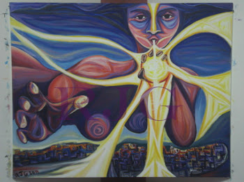 Almost finished painting "Awakenings"