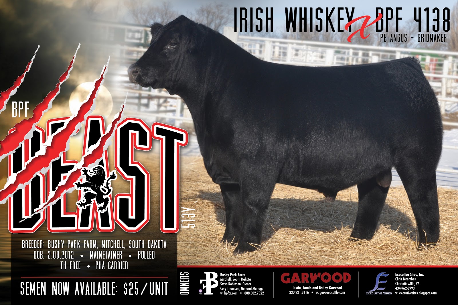 Executive Sires Inc Thanks To SEK Genetics For Their 200 Unit Order