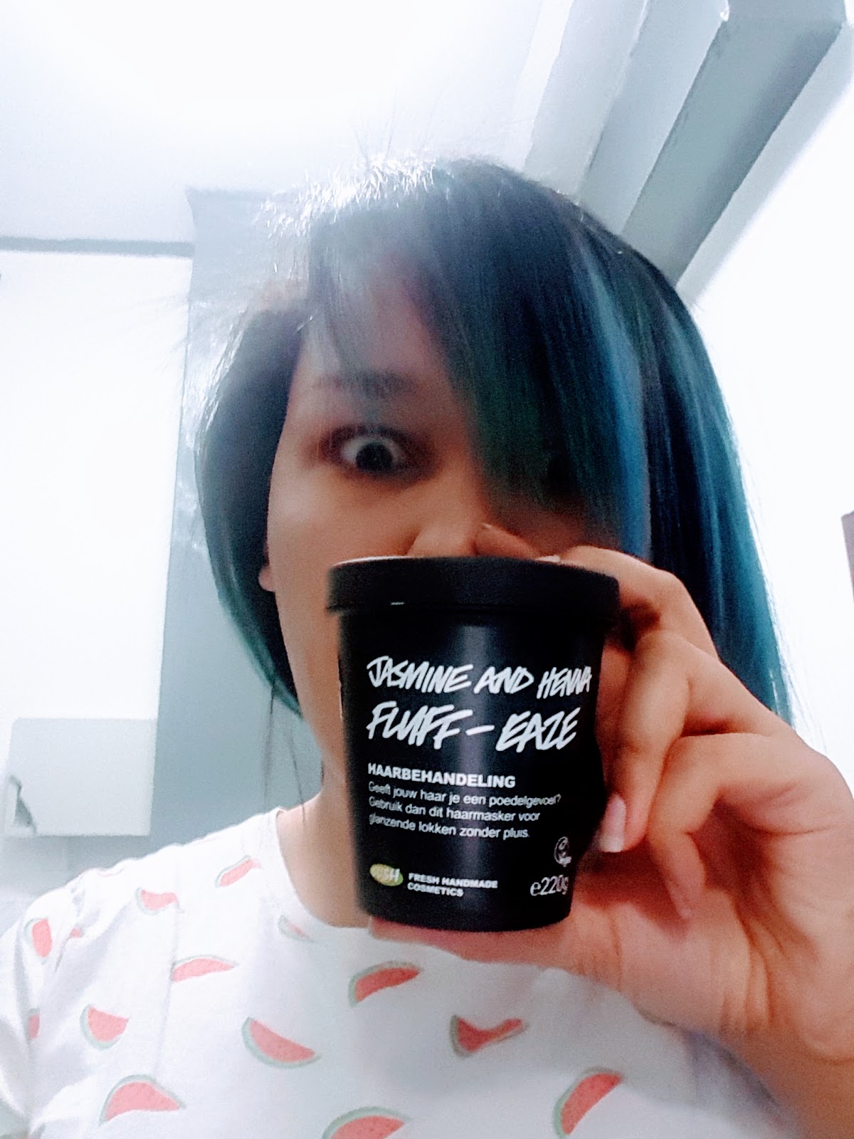 Masque capillaire Lush "Henna & Jasmine FluffEase" Hair mask