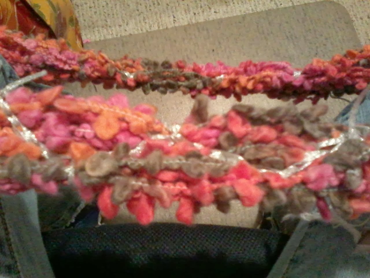 It's So Much Fun Watchin' God Super easy noknit scarf