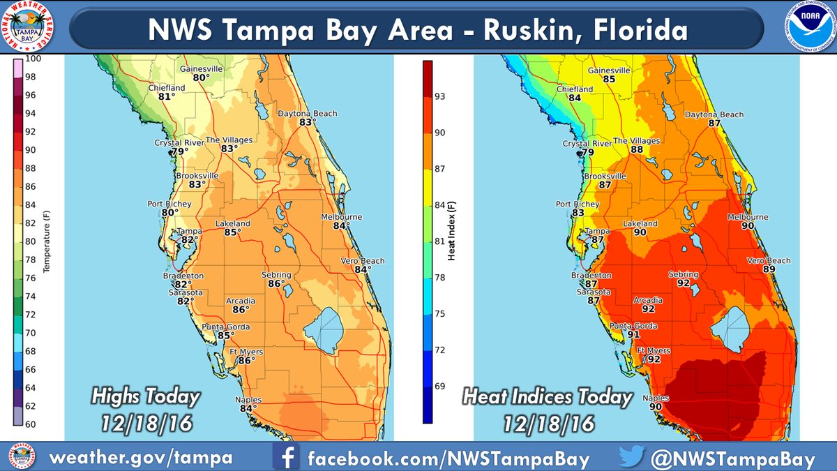 Ralph's Tropical WeatherRTW TAMPA FORECAST FROM NATIONAL WEATHER SERVICE