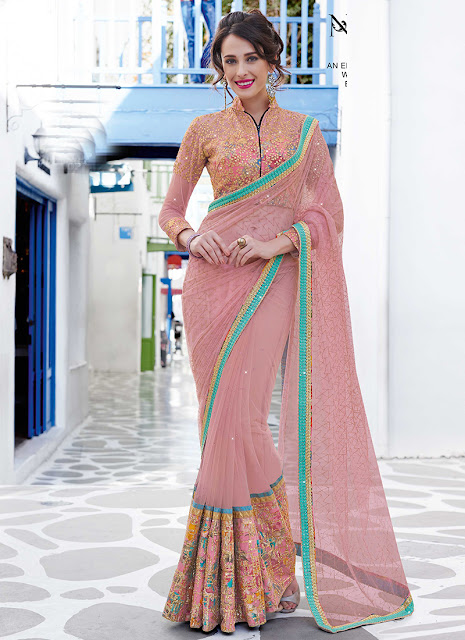 Pink Wedding Special Designer Wholesale Sarees @ Kesari Exports