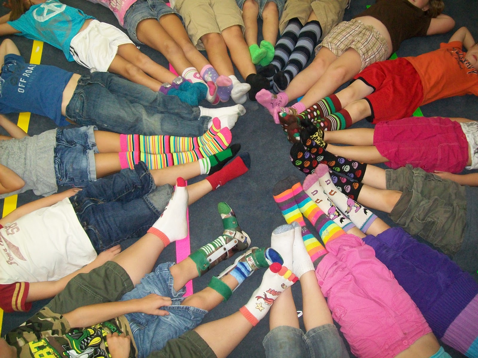 First Grade Rock Stars Crazy Sock Day!