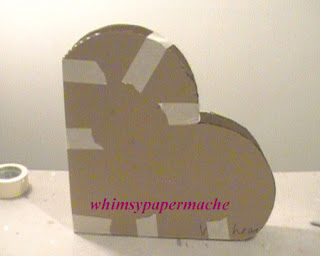 How to Make a Paper Mache Big Conversational Heart Big Conversational Heart armature