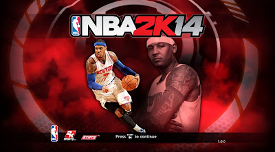 NBA 2K14 Knicks' Melo Game Cover