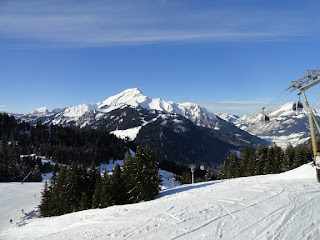 French Alps in Portes du Soleil