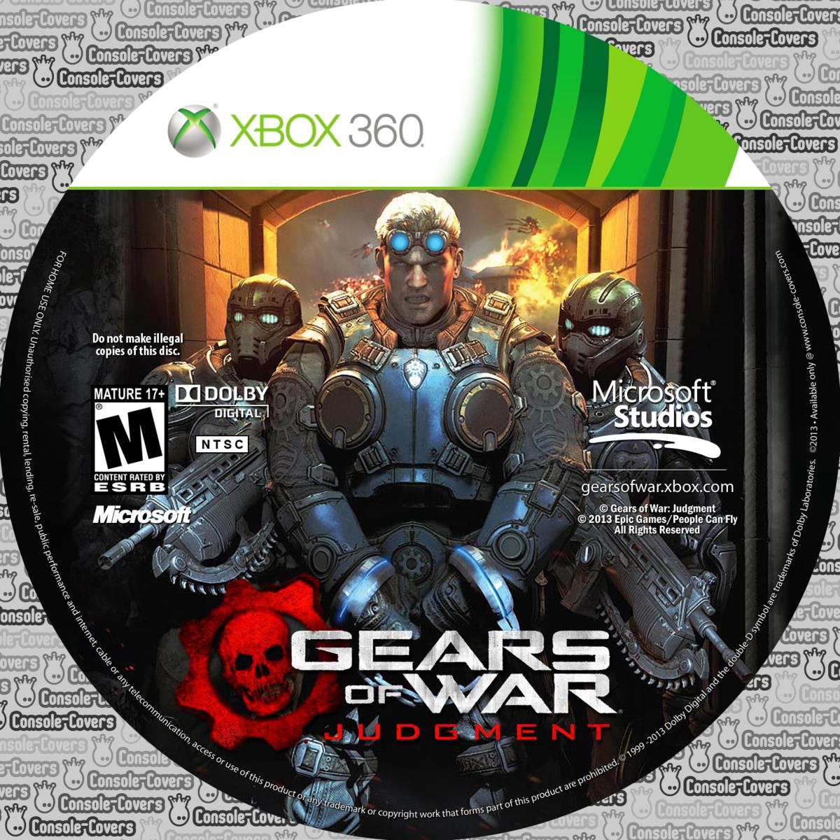 Gears of War Judgment Xbox 360 LT/RGH Games Awards