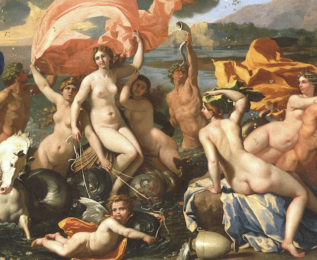 Nicolas Poussin: La nascita di Venere (dettaglio)