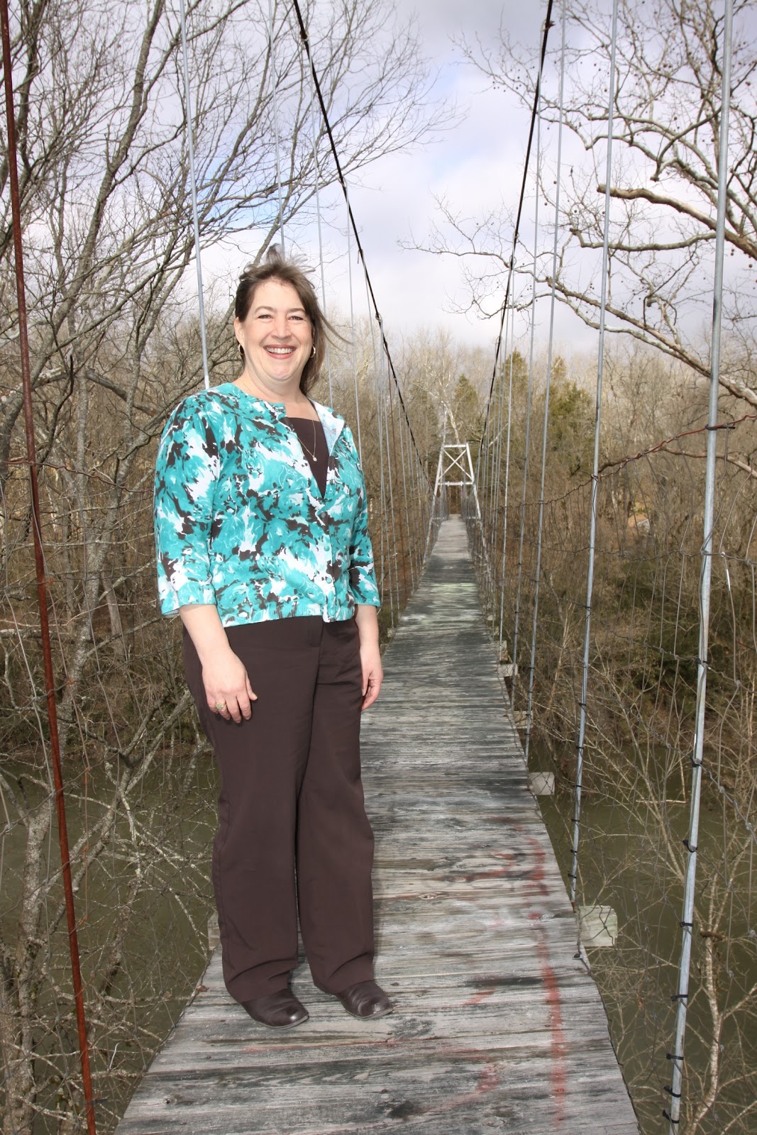Rose Hill Virginia Heartwood blog features Lee County swinging bridges