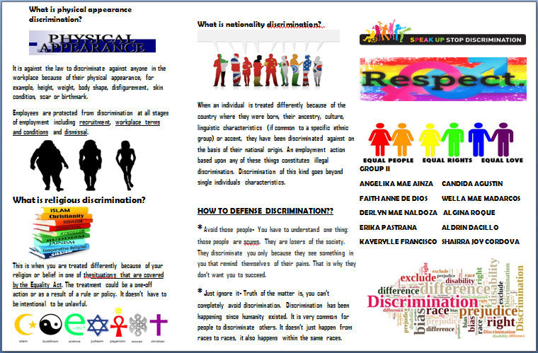 Hayzkul Lyf Discrimination Brochure 2