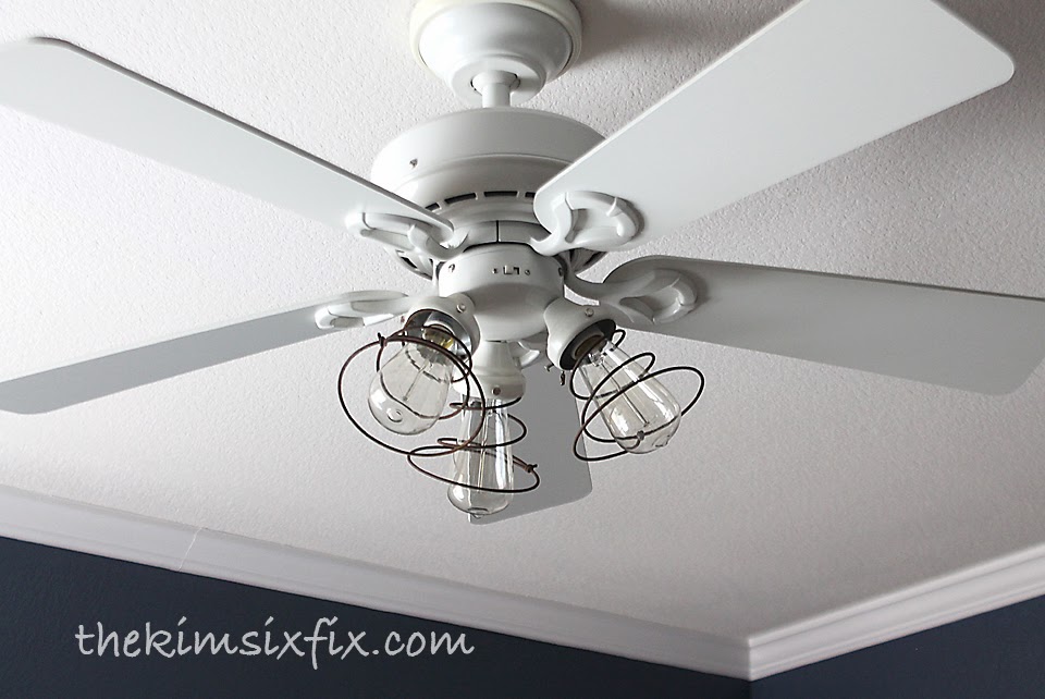 Industrial Ceiling Fan Makeover Using, White Nautical Ceiling Fans