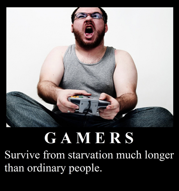 Gamers - Survive From Starvation Much Longer Than Ordinary People