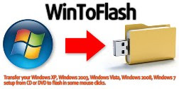 برنامج WinToFlash لتشغيل الويندوز من الفلاش USB
