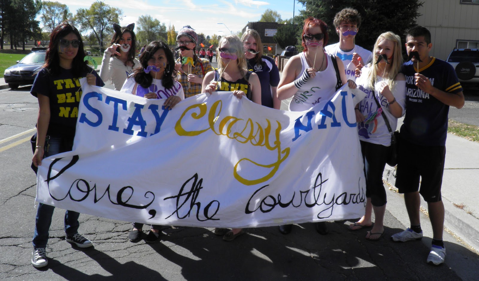 walking flagstaff nau parade behind the scenes