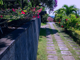 Garden A Long The Way At Brhmavihara Arama Monastery Buleleng North Bali