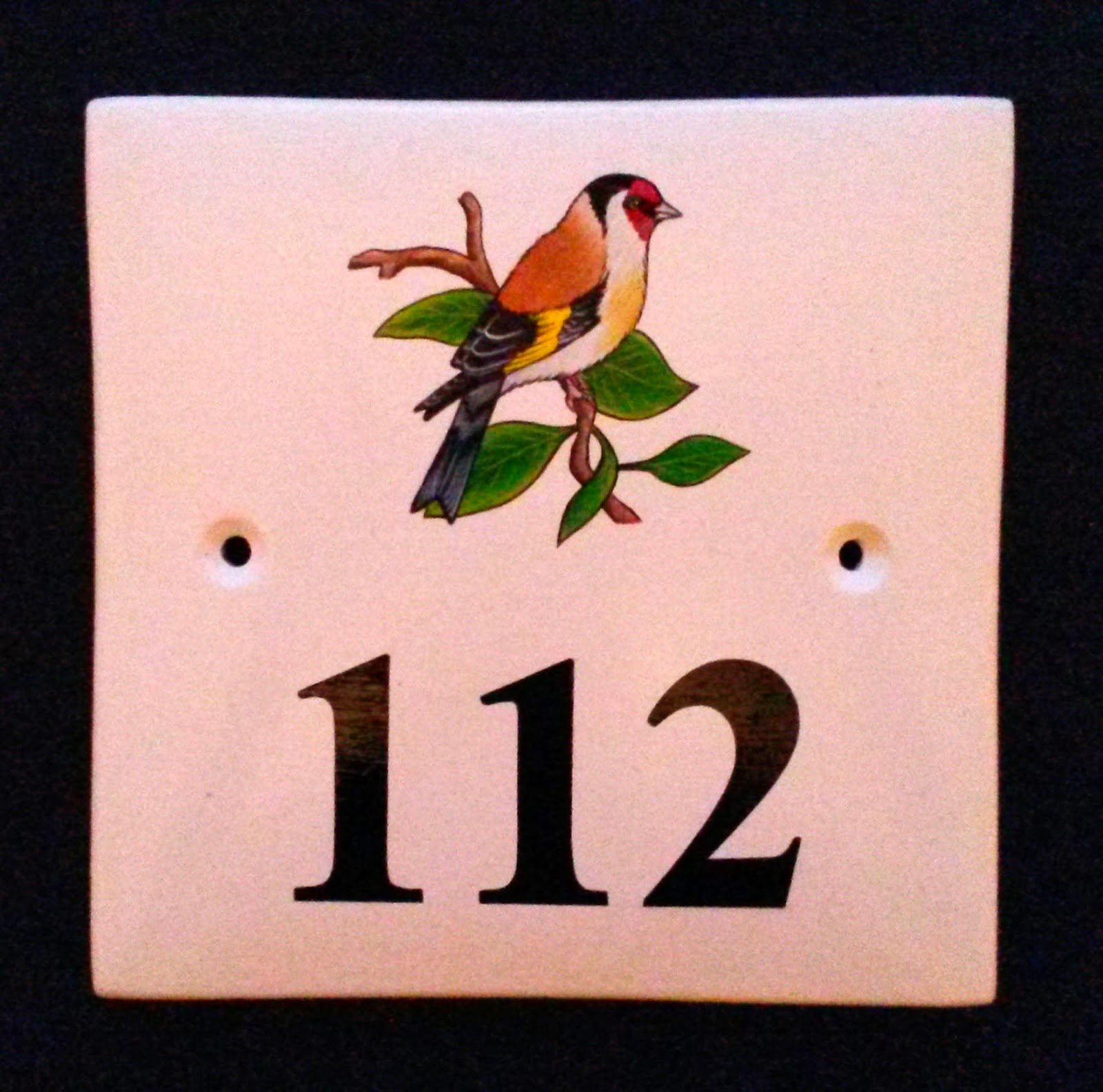 Hand Painted House Signs by Ceramic Art Hand Painted Ceramic House