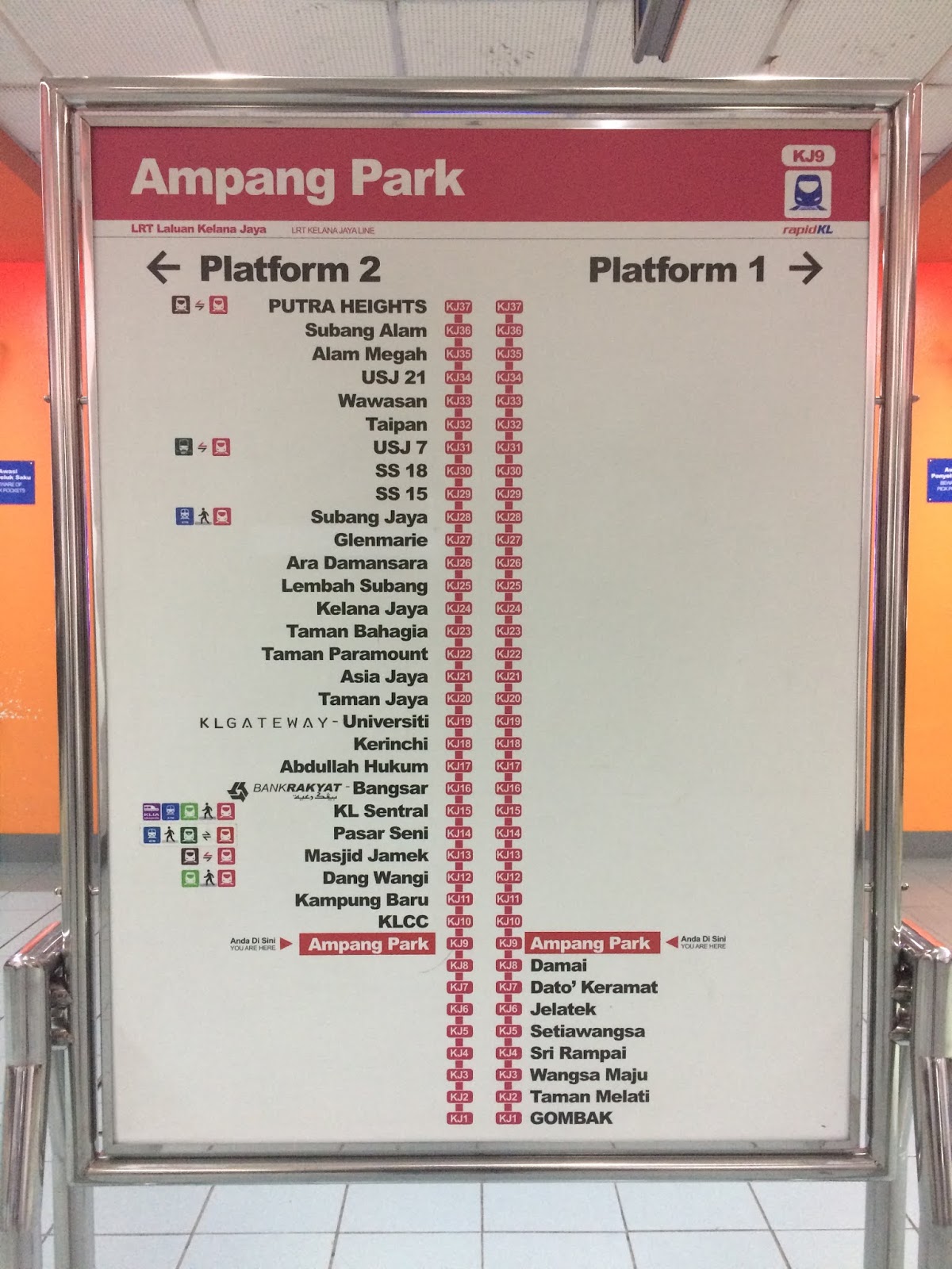 Ampang Park Lrt Line