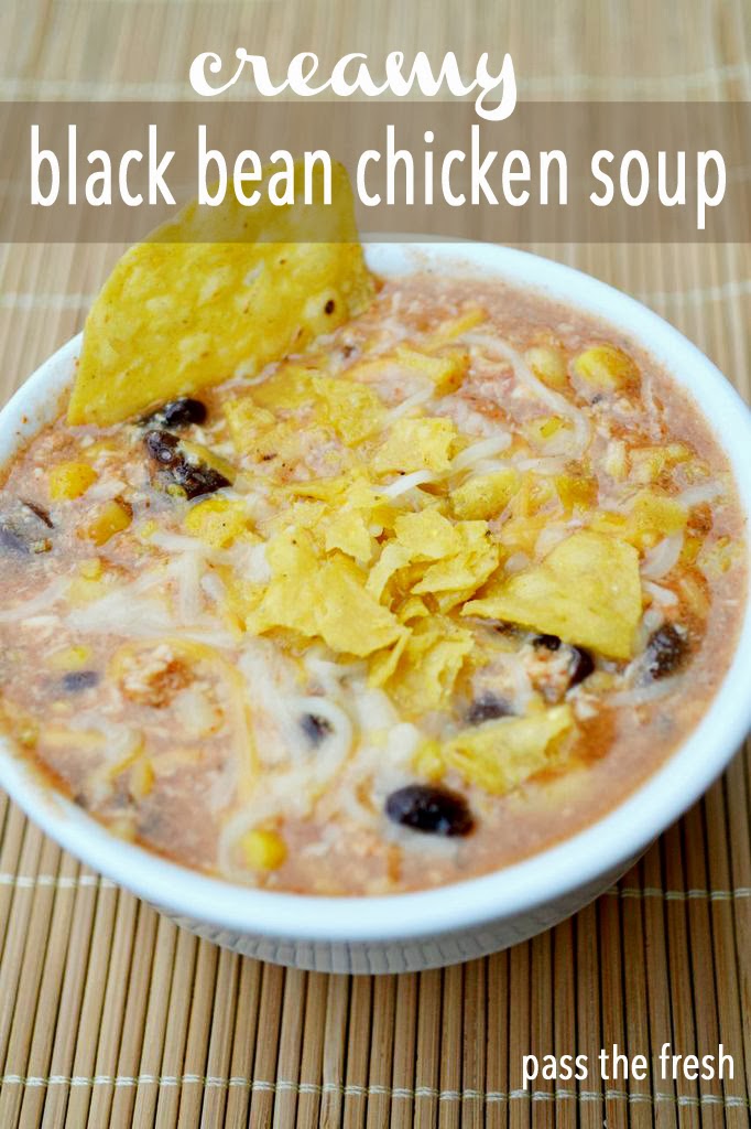 Pass the Fresh: Creamy Black Bean Chicken Soup