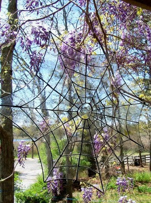 Stained Glass Spider Web: Sun Catcher Creations