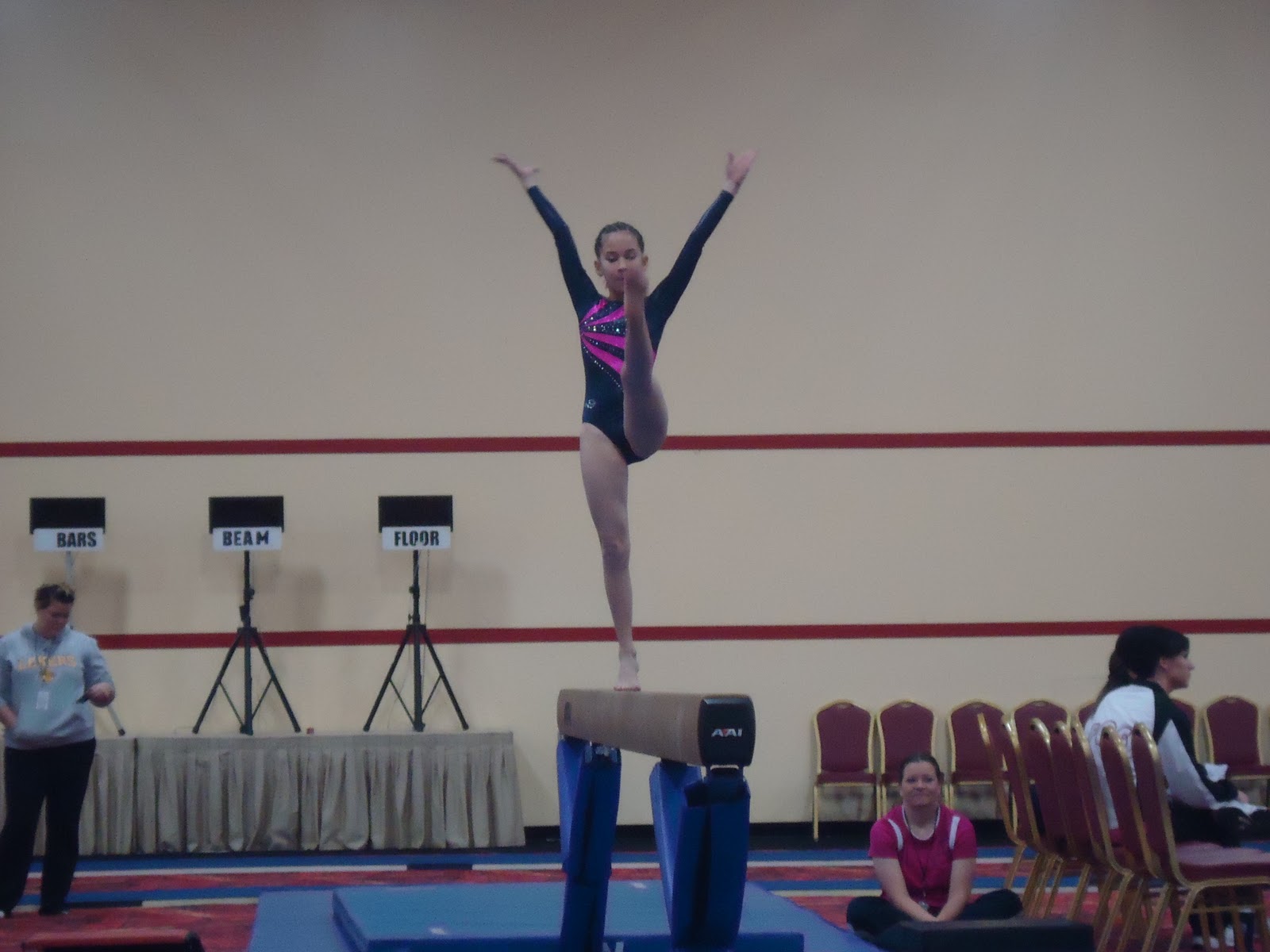 John, Desi, and Family BASKETBALL AND LADY LUCK GYMNASTICS MEET