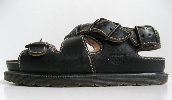 woman dr marten sandals