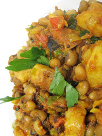 Black-Eyed Peas with Potatoes and Tamarind