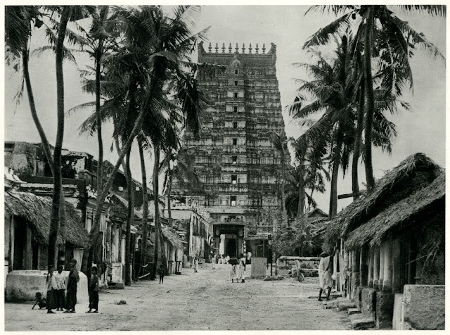 Ramanathaswamy+Temple+in+Rameswaram,+Tamil+Nadu+-+India+1928