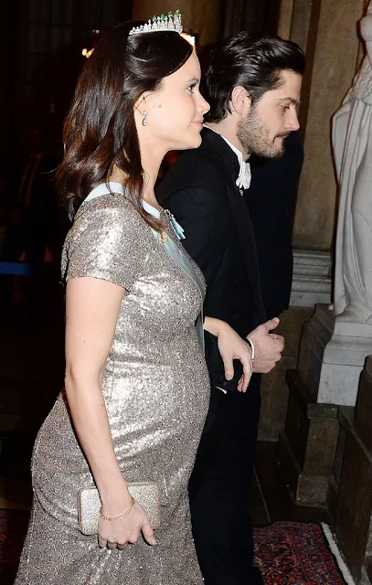 Crown Princess Victoria and her husband Prince Daniel, Prince Carl Philip and his wife Princess Sofia