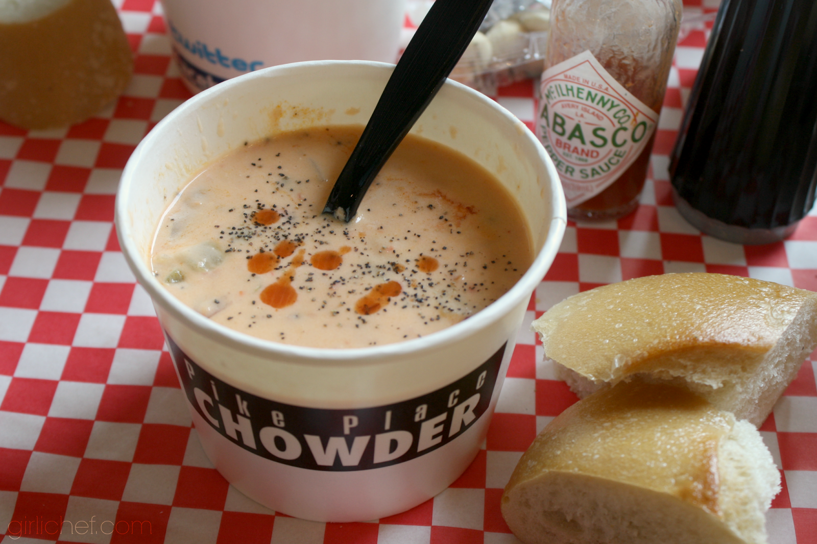 Smoked Salmon Chowder inspired by Pike Place Chowder in Seattle All