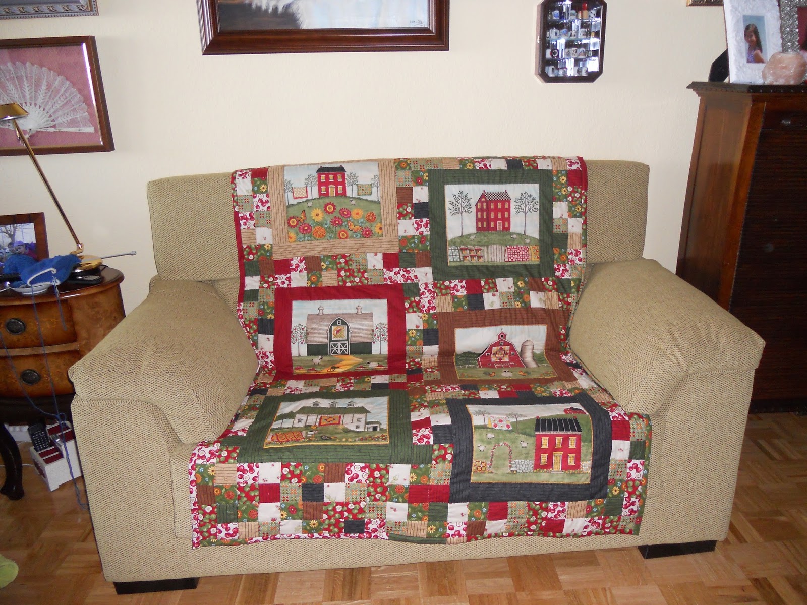 Patchwork Esther Montiel Manta Sofa Paneles