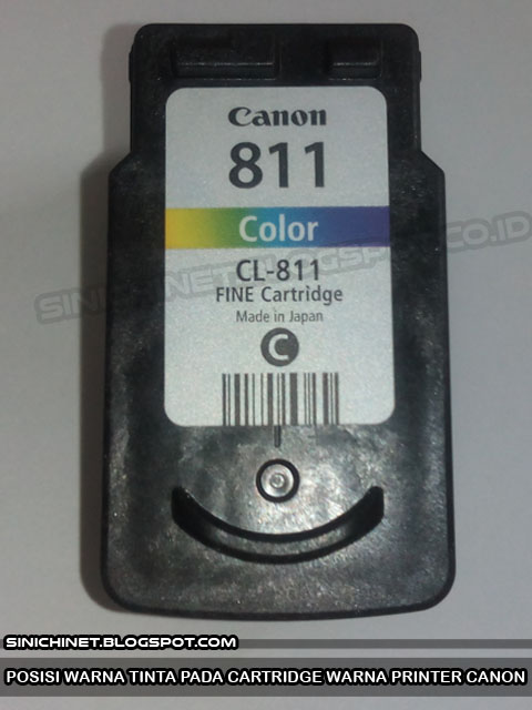 posisi warna tinta pada cartridge warna printer canon posisi warna tinta pada cartridge warna printer canon